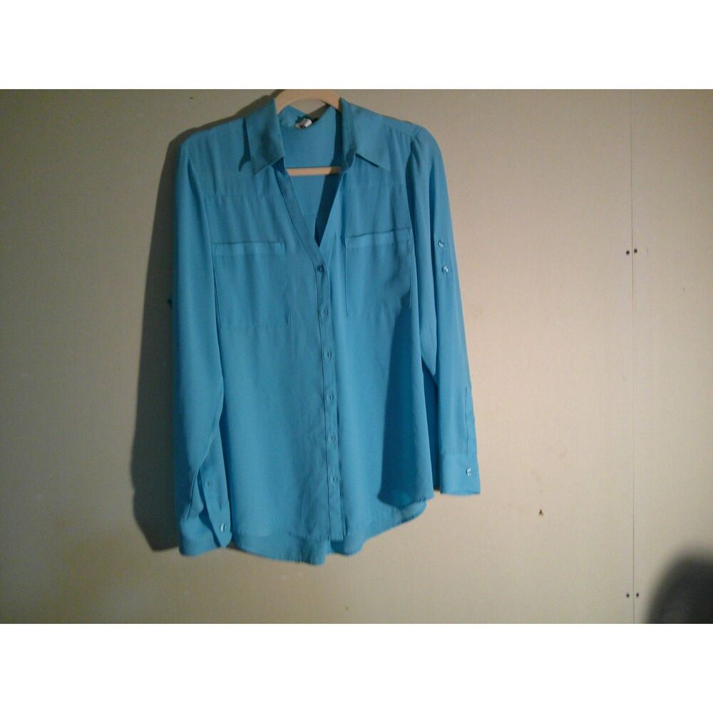 Express ladies long sleeve blouse size L